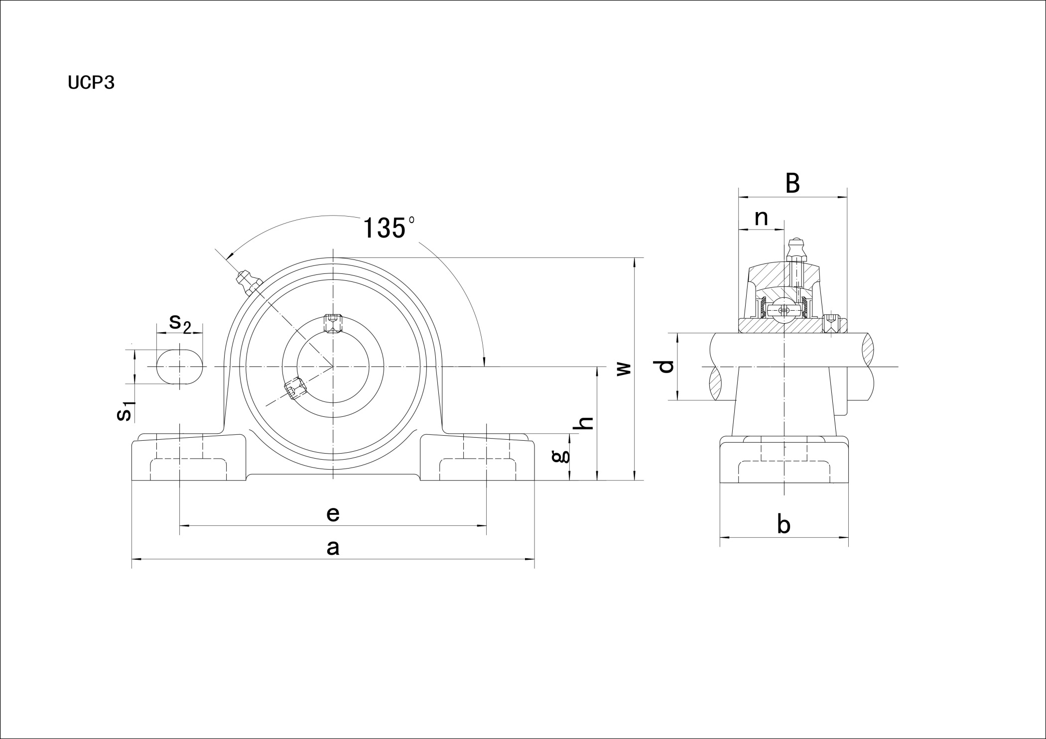Подшипниковый узел FK UCP309