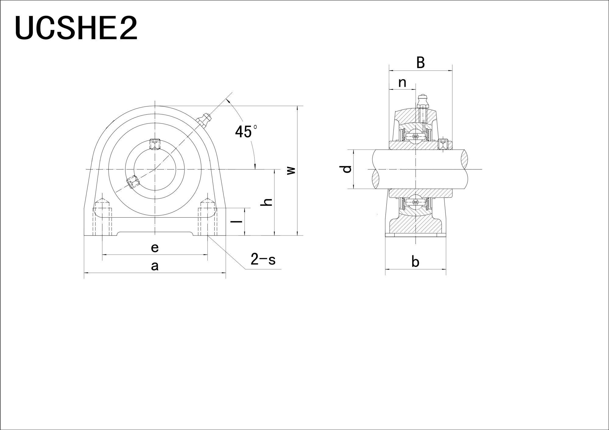 Подшипниковый узел FK UCSHE212