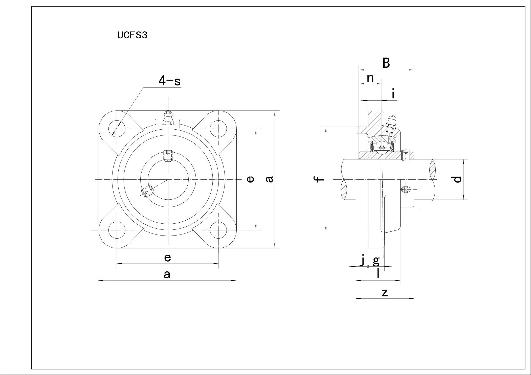 Подшипниковый узел FK UCFS315