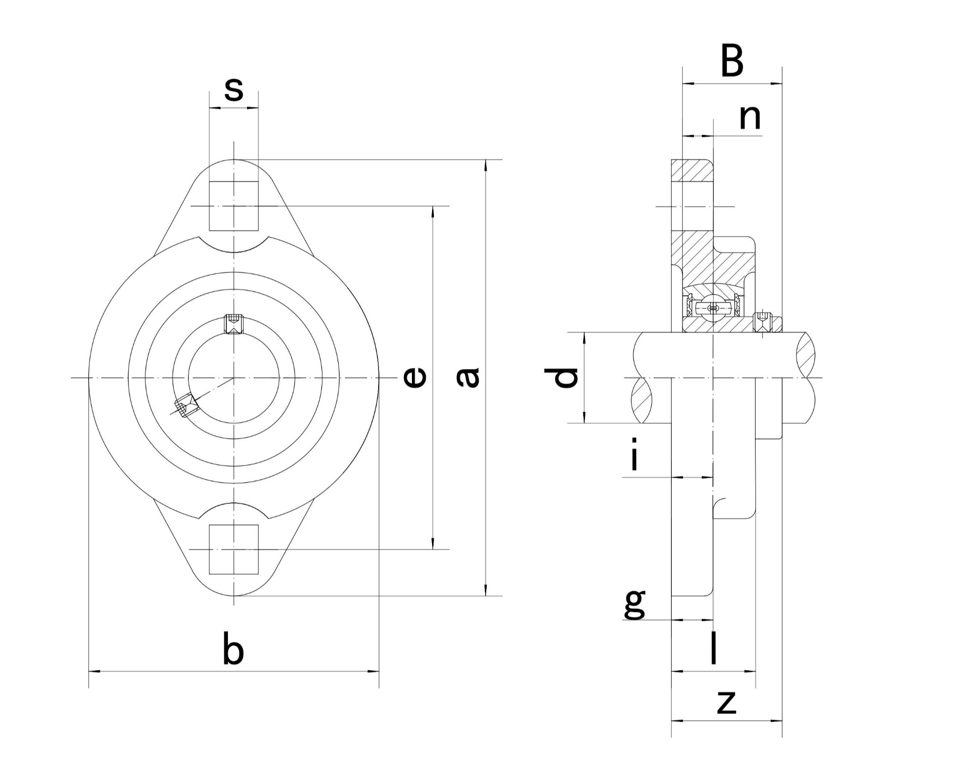 Подшипниковый узел FK SBFX205